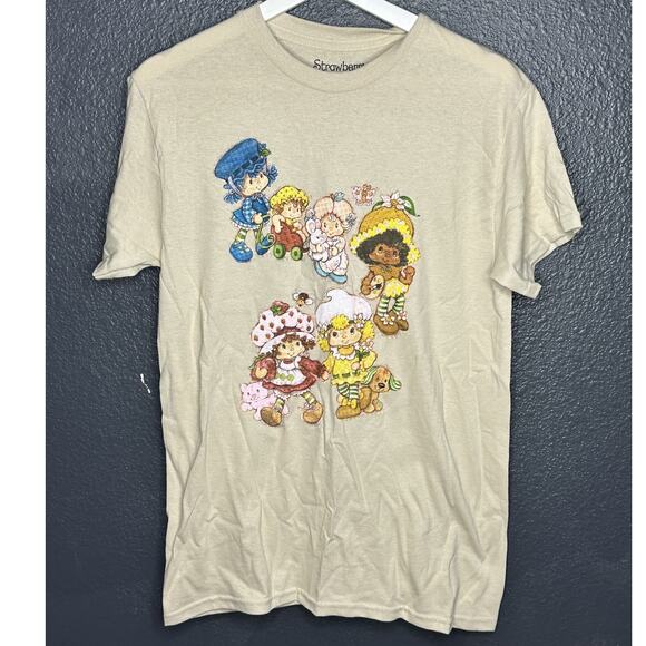 Strawberry Shortcake Men's Unisex Adult Short Sleeve T-Shirt Size Small - Picture 3 of 5